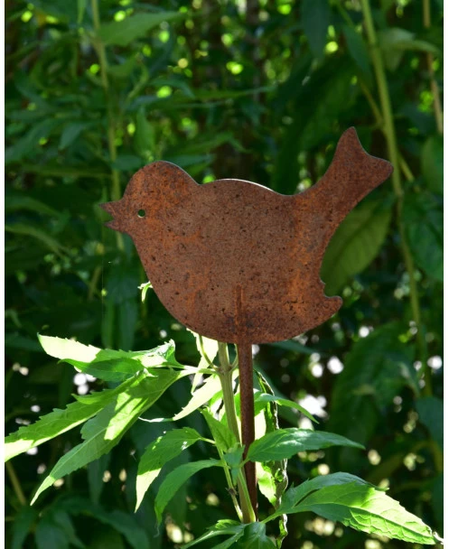 Tuindecoratie Prikkers Ecoroest Set Van 3 Vogeltjes - Afbeelding 4