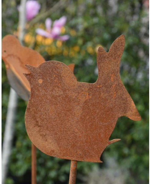 Tuindecoratie Prikkers Ecoroest Set Van 3 Vogeltjes - Afbeelding 5