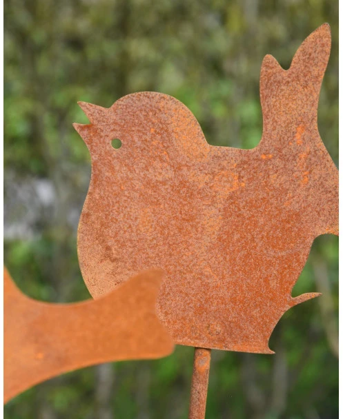 Tuindecoratie Prikkers Ecoroest Set Van 3 Vogeltjes - Afbeelding 8