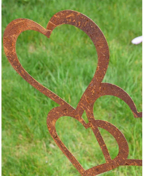 Tuinprikker Met 3 Harten Van Ecoroest - Afbeelding 5