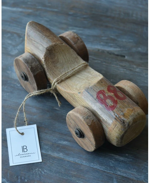 Unieke Houten Race Auto Met Rood Nr 88, IB Laursen - Afbeelding 2