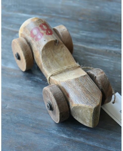 Unieke Houten Race Auto Met Rood Nr 88, IB Laursen - Afbeelding 3