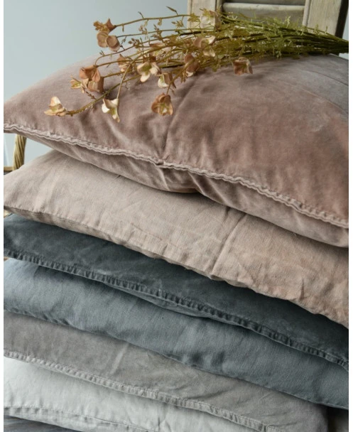 Velours Kussenhoes 'Burned Rose', IB Laursen