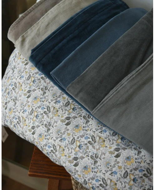 Vierkant Velours Kussen Fog, IB Laursen - Afbeelding 5