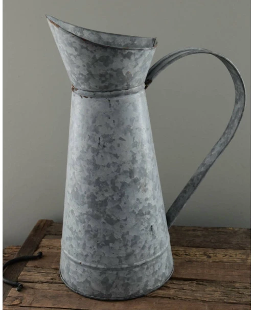 Vintage Zinken Kan - Afbeelding 3