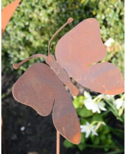 Vlinder Op Tuinprikker Ecoroest