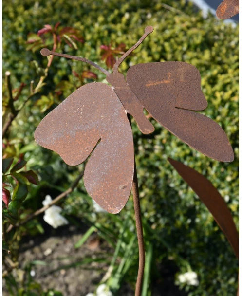 Vlinder Op Tuinprikker Ecoroest - Afbeelding 4