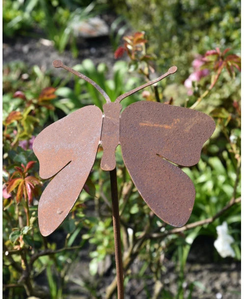 Vlinder Op Tuinprikker Ecoroest - Afbeelding 7