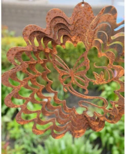 Wind Vanger Vlinder In Bloem Ecoroest