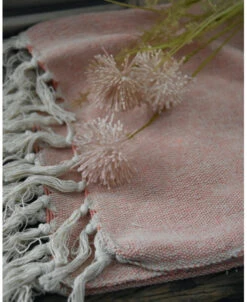 Woonkleed Cream/faded Rose Met Kwastjes, IB Laursen