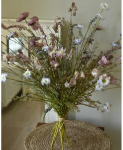 'Zijde' Boeket In Gemengde Lila Violet Kleurige Bloemen Van IB Laursen