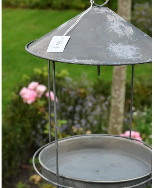 Zink Vogel Voederhuisje Rond - Afbeelding 7