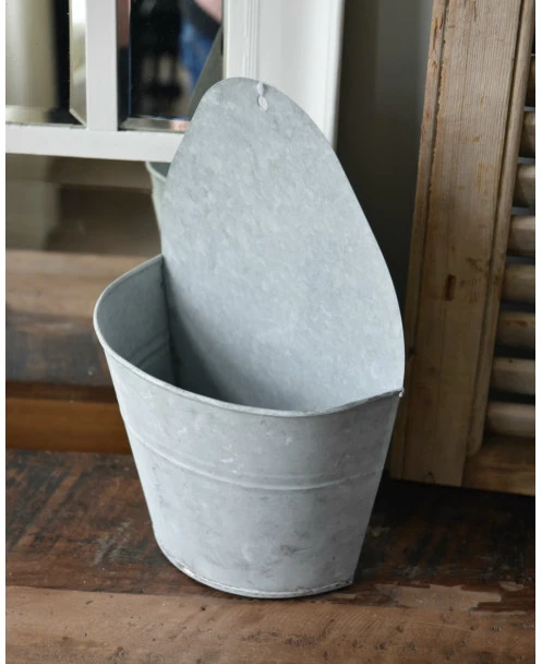 Zinken Pot Half Rond Voor Aan De Muur, IB Laursen - Afbeelding 2