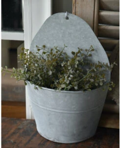 Zinken Pot Half Rond Voor Aan De Muur, IB Laursen