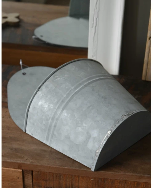 Zinken Pot Half Rond Voor Aan De Muur, IB Laursen - Afbeelding 5