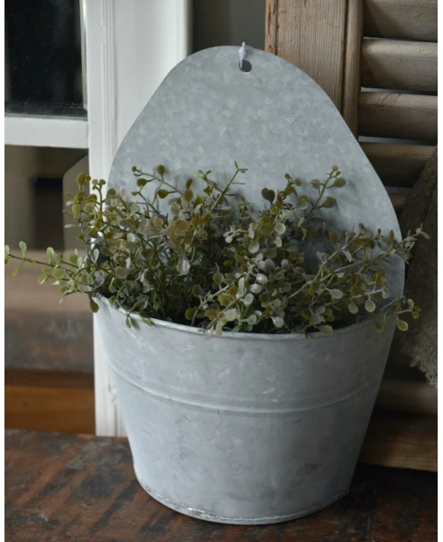 Zinken Pot Half Rond Voor Aan De Muur, IB Laursen