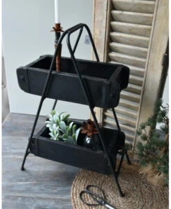 Zwart Metalen Etagère Standaard, IB Laursen