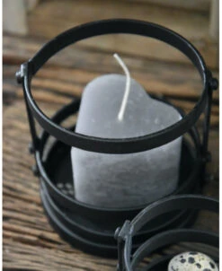 Zwart Metalen Houder Atmosphere Groot, Brynxz