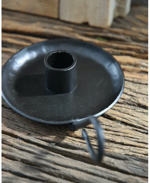 Zwarte Metalen Kandelaar Met Oor, IB Laursen - Afbeelding 2
