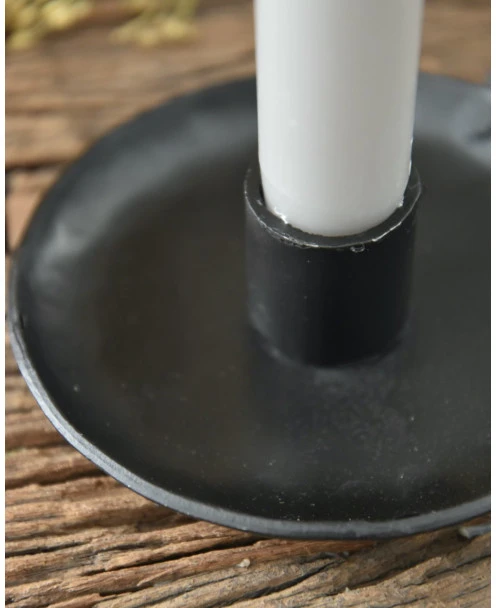 Zwarte Metalen Kandelaar Met Oor, IB Laursen - Afbeelding 3